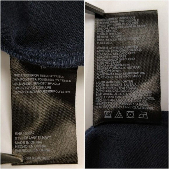 NEW Laundry by Shelli Segal Retro Mod Fit & Flare Dress Neckline Cutouts Blue 14 - Picture 8 of 8